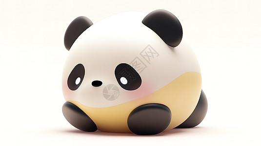 熊猫3D图标图片
