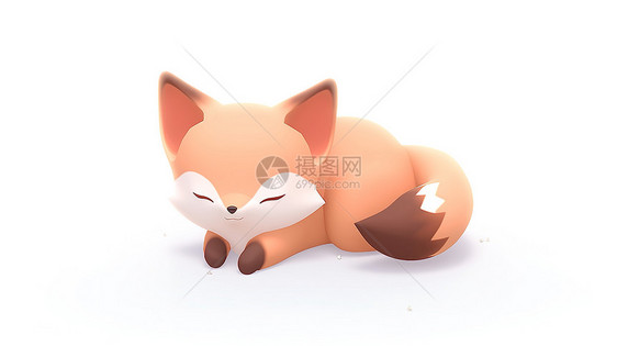 小狐狸3D图标图片