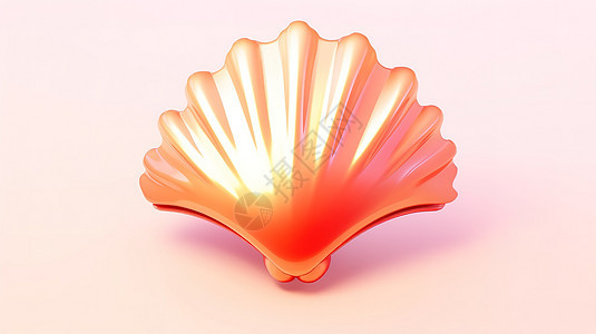 可爱贝壳3D图标图片