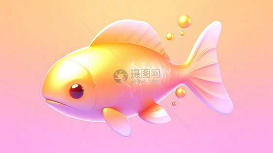 金鱼3D图标图片