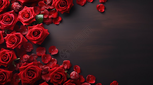 情人节玫瑰花壁纸背景图片