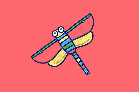 卡通蜻蜓形状风筝图片