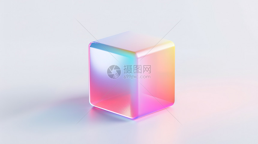 正方形3D图标图片