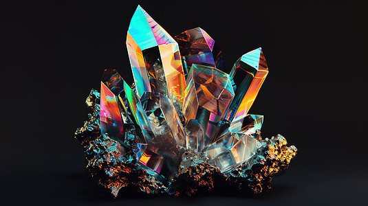 水晶全息3D图片