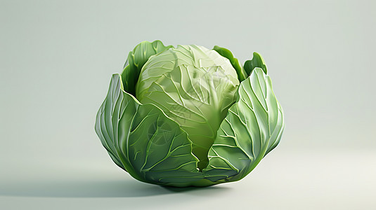 包菜蔬菜3D图标图片