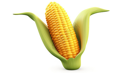 玉米3D图标图片