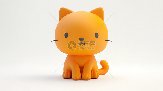 可爱小猫3D图标图片