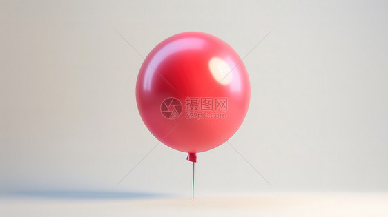可爱的气球3D立体图标图片