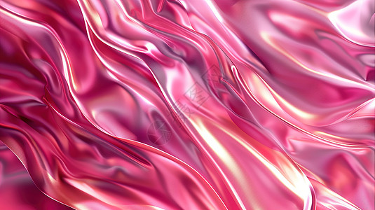 粉红色丝绸材质背景图片