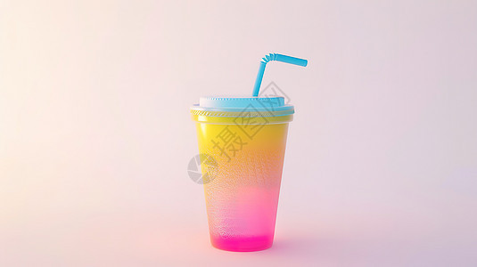 夏天饮料3D图标图片
