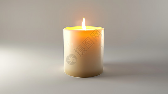 蜡烛3D图片