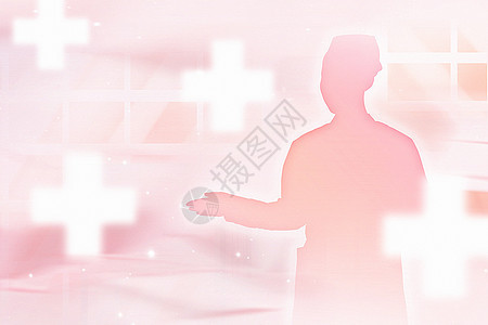 粉色护士背景图片