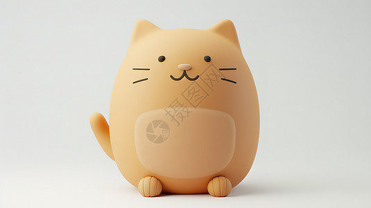 胖呼呼的猫3D图标图片