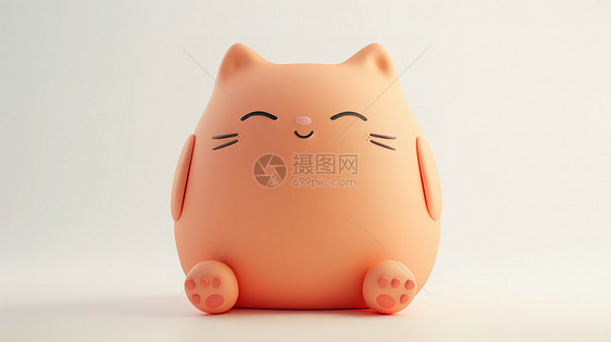 小猫3D图标图片