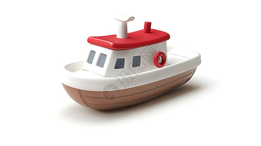 轮船3D图标图片