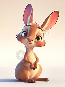 可爱的兔子3D图片