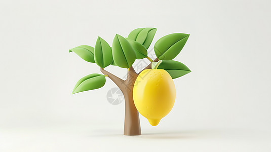 柠檬树3D图片