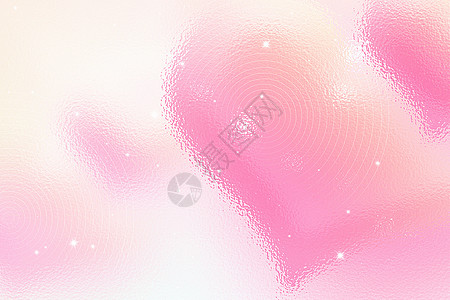 粉色弥散玻璃风爱情背景图片
