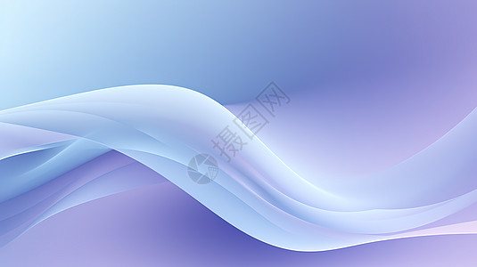 蓝紫色平滑线条商务背景图片