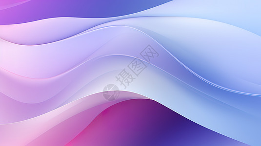 蓝紫色平滑线条商务图片