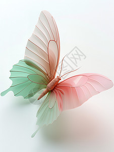 美丽的是蝴蝶3D卡通立体图片