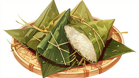 传统美食卡通粽子图片