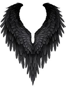 黑色的翅膀图片