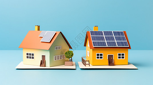 环保纸板的太阳能房屋电池板图片