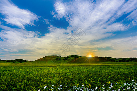 芒拉腊山希望背景