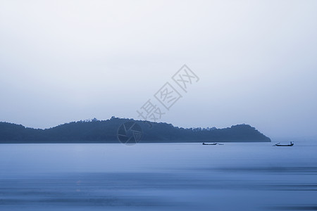 风水墨画水墨东钱湖背景