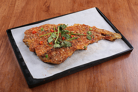 烤鳕鱼 鳕鱼  烧烤 撸串 菜谱 美食 美味 高清 大图背景图片