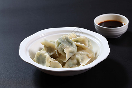 素三鲜水饺美食饺子高清图片