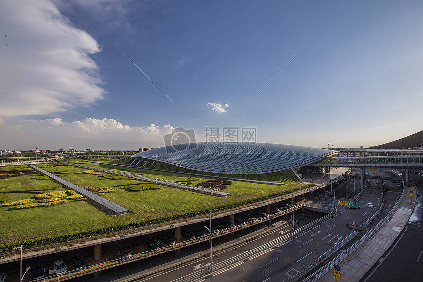 首都机场的外景图片
