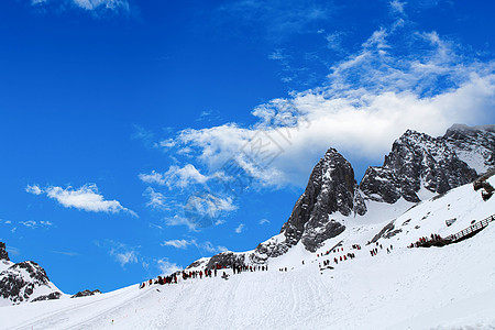 玉龙雪山背景图片