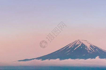 富士山日出富士清晨背景