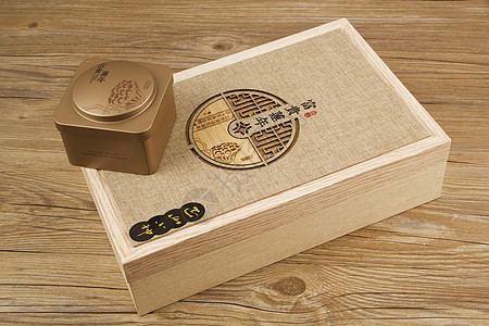 中国风茶叶包装盒子背景