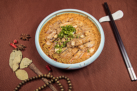 平铺拍摄钵钵鸡钵钵鸡背景