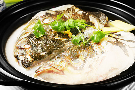 鱼头汤拌菜溧阳高清图片