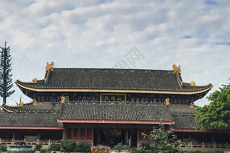寺院背景图片