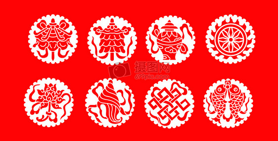 佛教八宝-八吉祥图