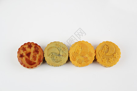 甜点海报中秋节食物-月饼背景
