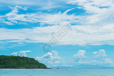 芭提雅的夏日风光背景图片