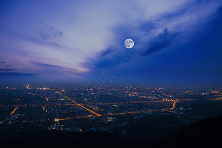月圆中秋·京城背景