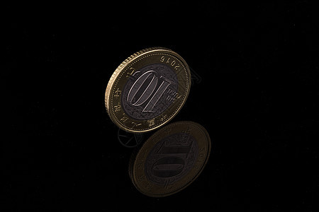 商业金融硬币纪念币背景图片