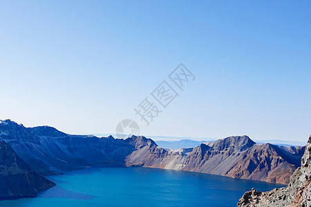 东北风景长白山天池背景