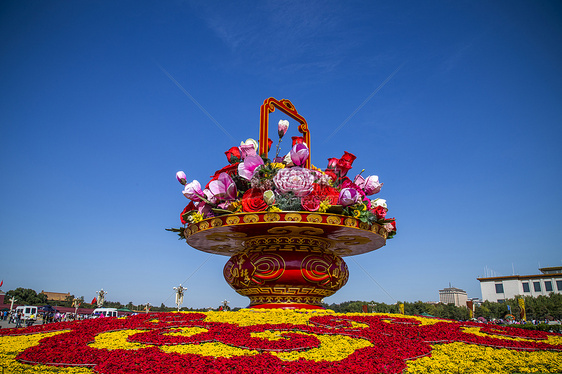 国庆节的花篮图片