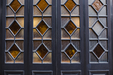 玻璃门窗楼门木质玻璃结构背景背景