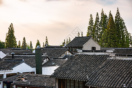 旅游度假朱家角古镇建筑图片