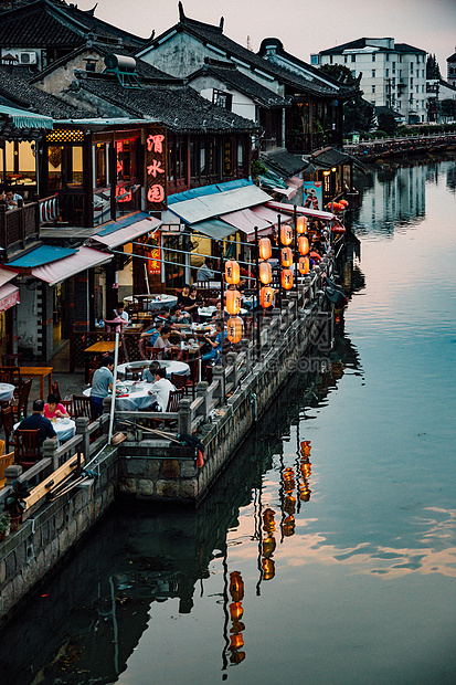 旅游度假朱家角古镇建筑