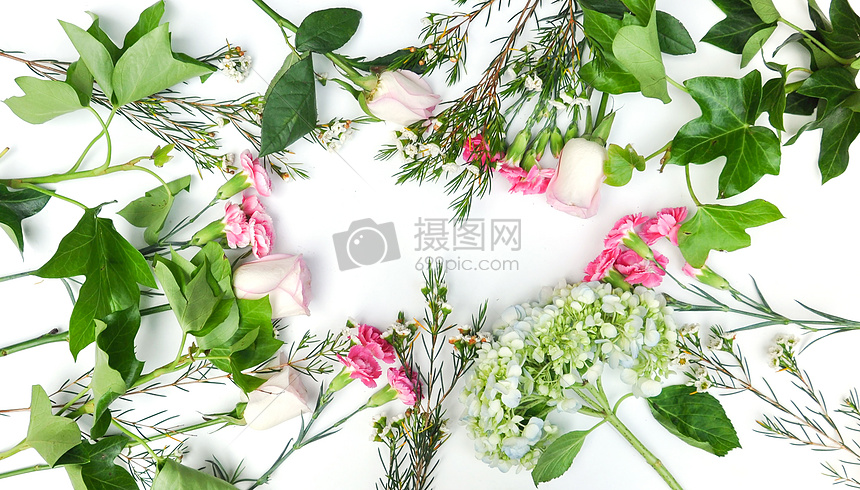 母亲节康乃馨玫瑰花朵背景图片